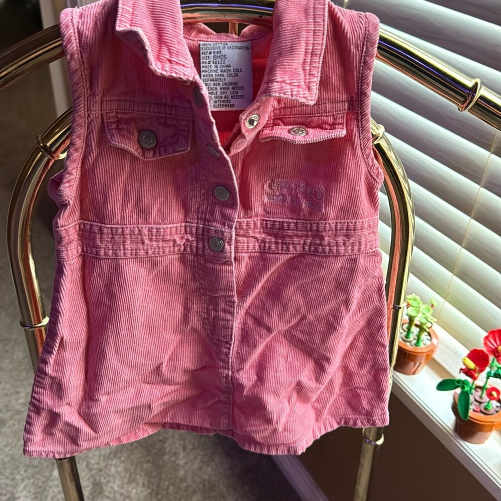 Carter girls corduroy dress